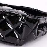 Chanel Small Coco Shine Flap Black Patent SHW