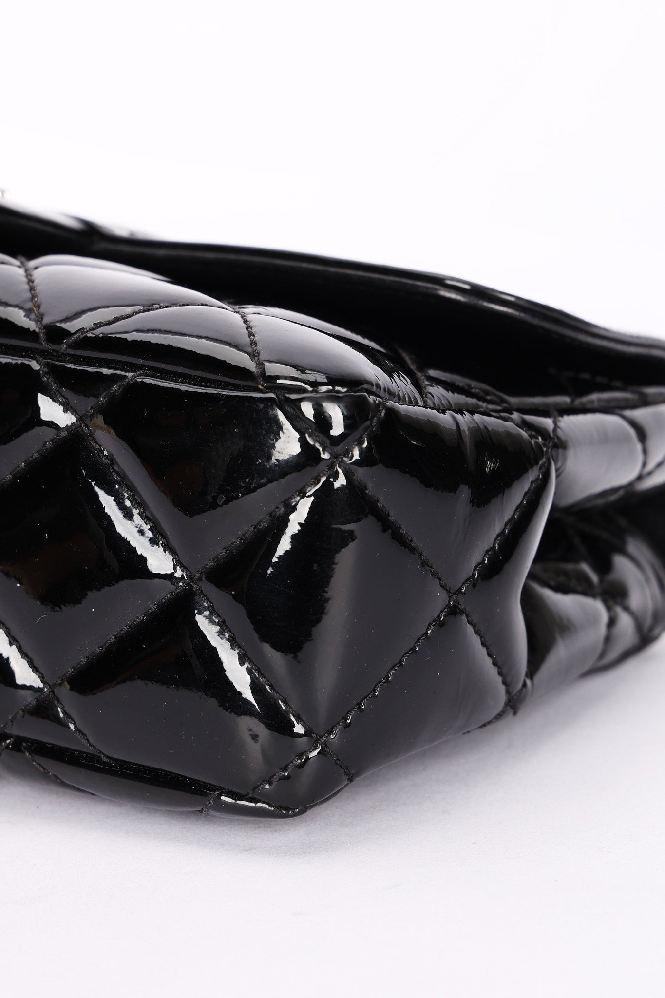 Chanel Small Coco Shine Flap Black Patent SHW