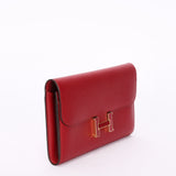 Hermès Constance Long Wallet (color) Clemence GHW