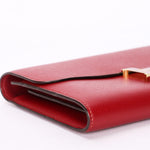 Hermès Constance Long Wallet (color) Clemence GHW