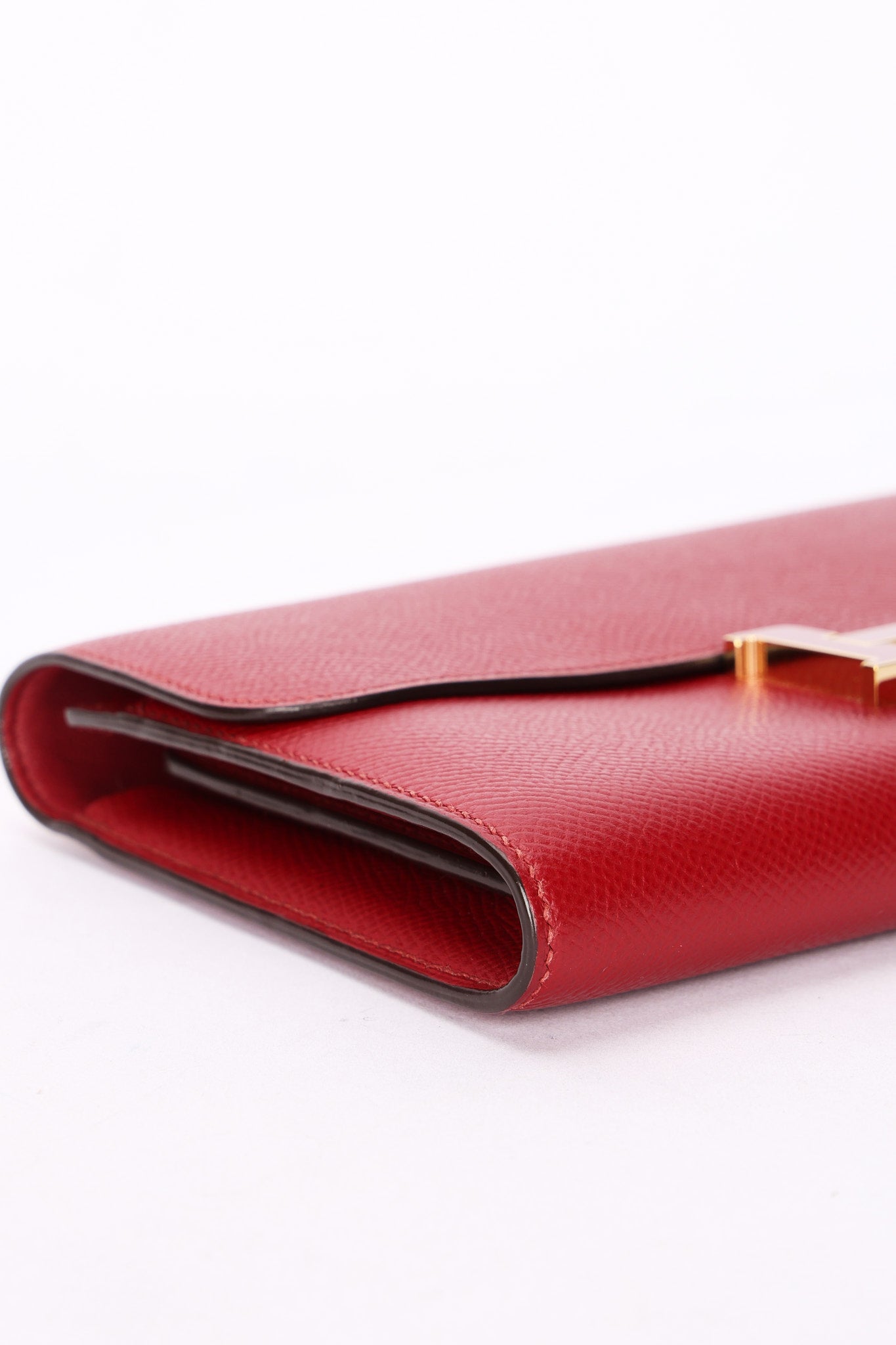 Hermès Constance Long Wallet (color) Clemence GHW