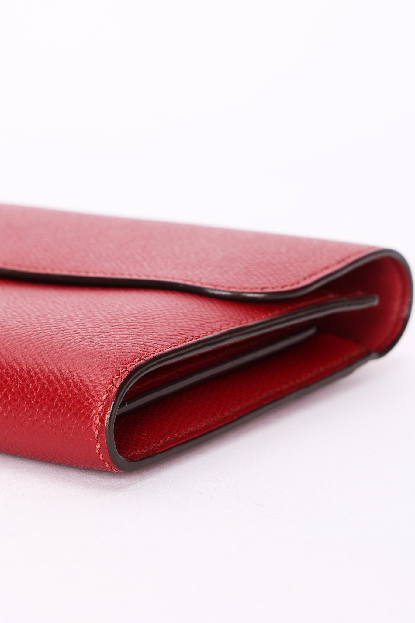 Hermès Constance Long Wallet (color) Clemence GHW