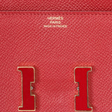 Hermès Constance Long Wallet (color) Clemence GHW
