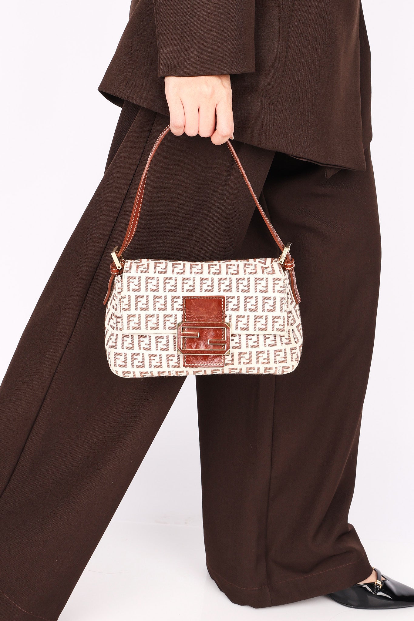 Fendi Zucchino Baguette GHW