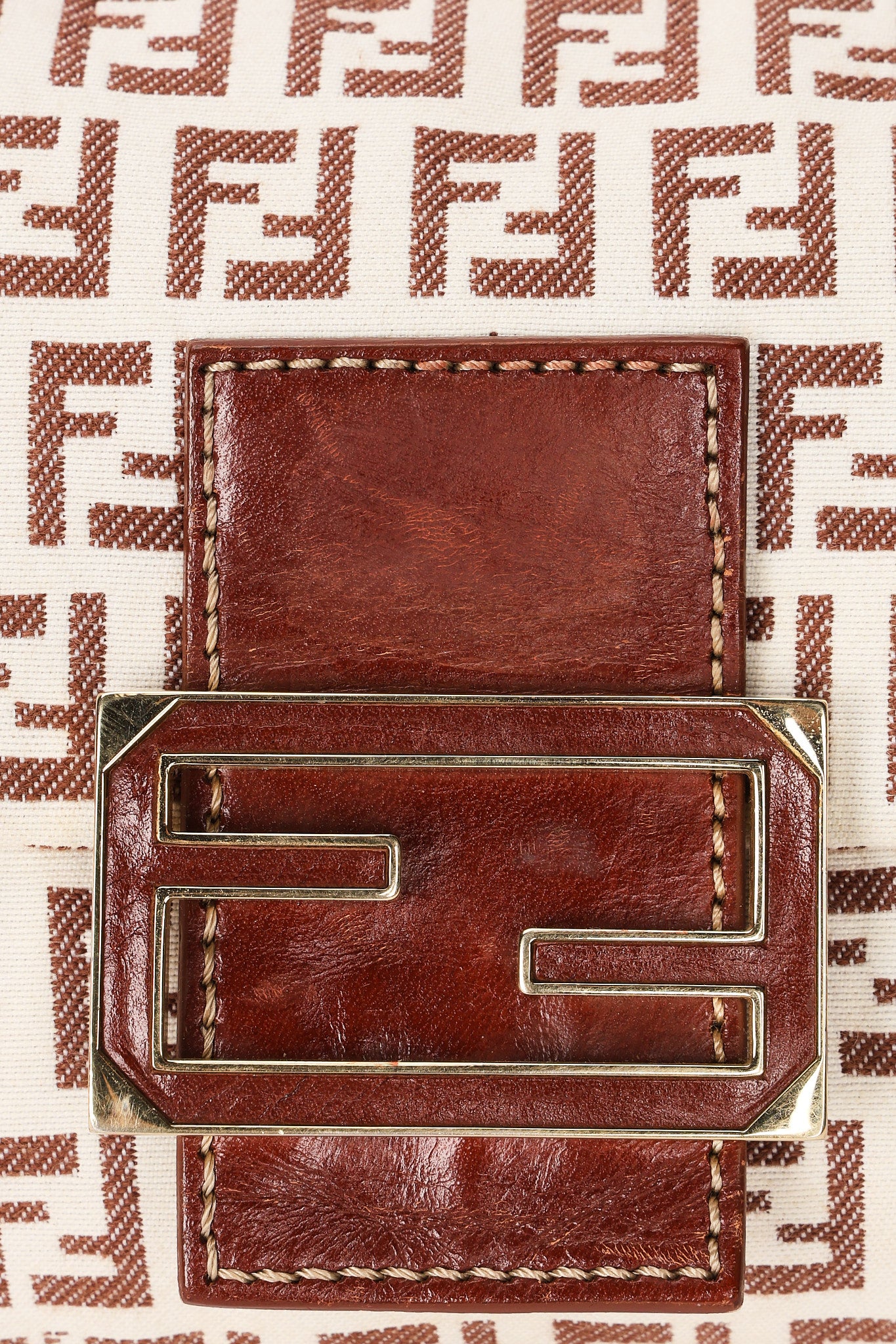Fendi Zucchino Baguette GHW