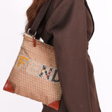 Fendi Zucchino Patchwork Crossbody Bag