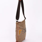 Fendi Zucchino Patchwork Crossbody Bag