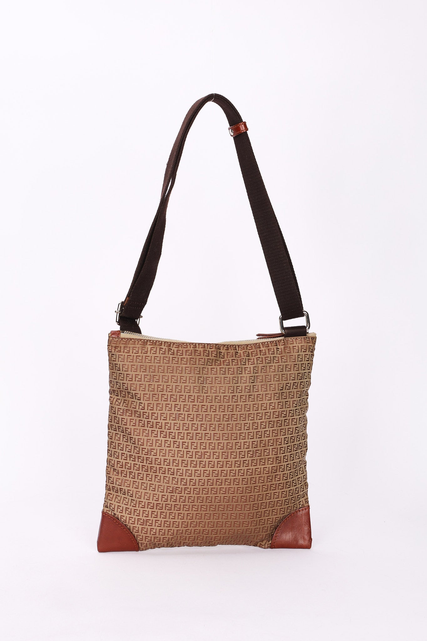 Fendi Zucchino Patchwork Crossbody Bag