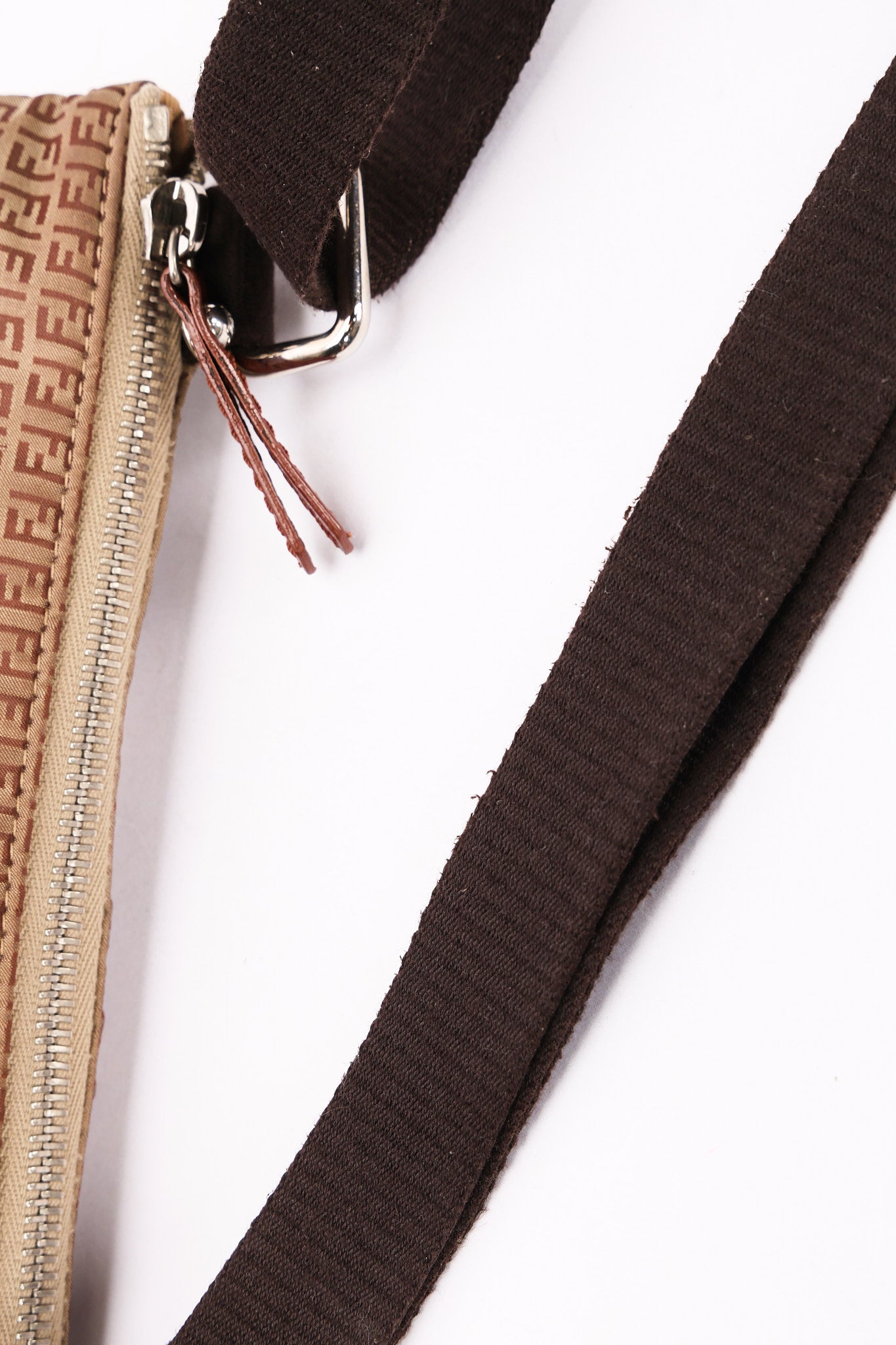 Fendi Zucchino Patchwork Crossbody Bag