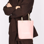 Chanel Essential Tote Pink Calfskin