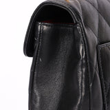Chanel CC Chain Top Handle Bag Black Lambskin GHW