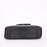 Chanel CC Chain Top Handle Bag Black Lambskin GHW