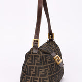 Fendi Zucca Double Flap Baguette GHW