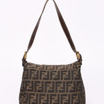 Fendi Zucca Double Flap Baguette GHW