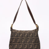 Fendi Zucca Double Flap Baguette GHW