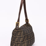 Fendi Zucca Double Flap Baguette GHW