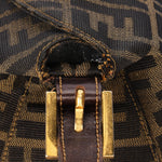 Fendi Zucca Double Flap Baguette GHW