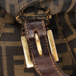 Fendi Zucca Double Flap Baguette GHW