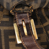 Fendi Zucca Double Flap Baguette GHW