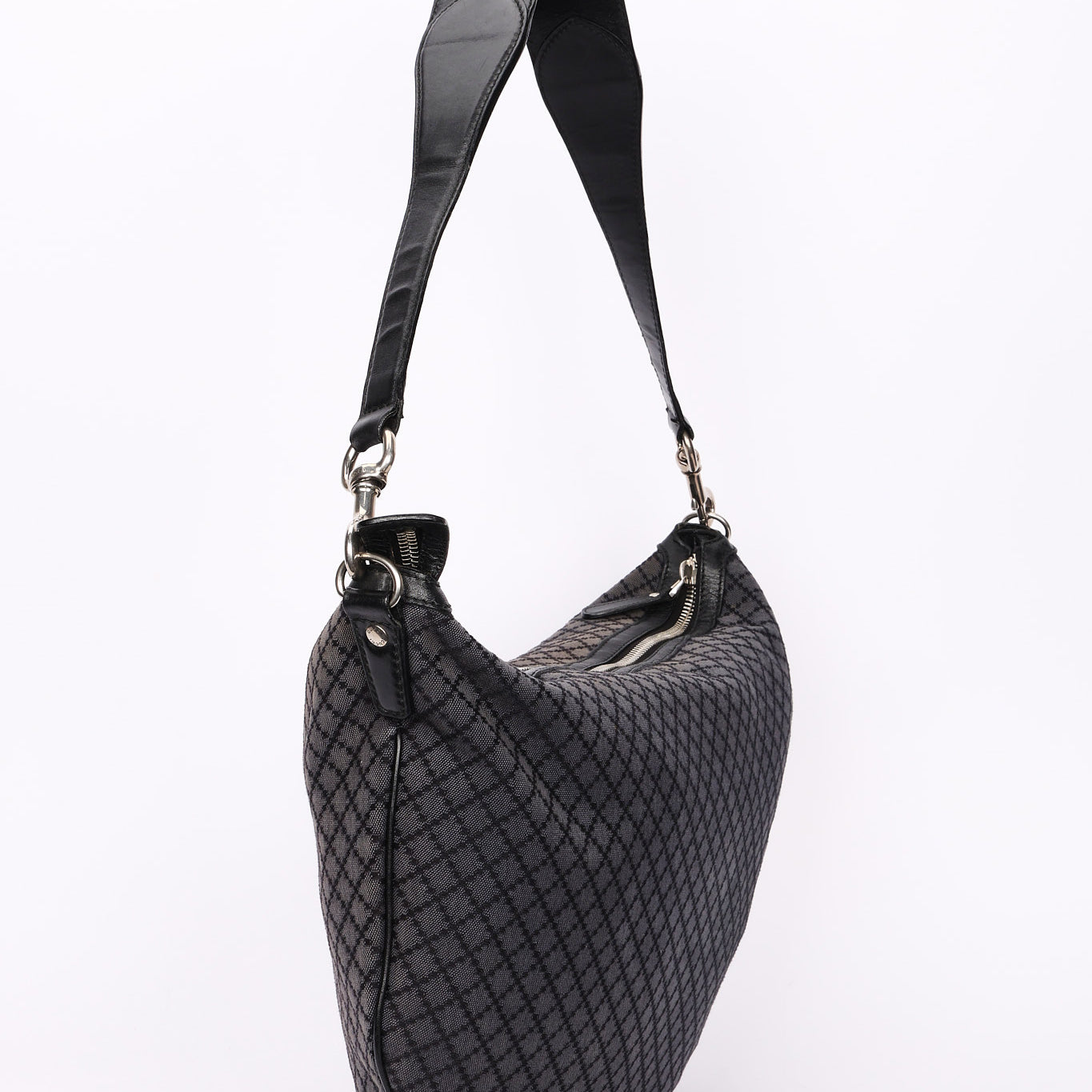 Gucci Diamante Half Moon Shoulder Bag