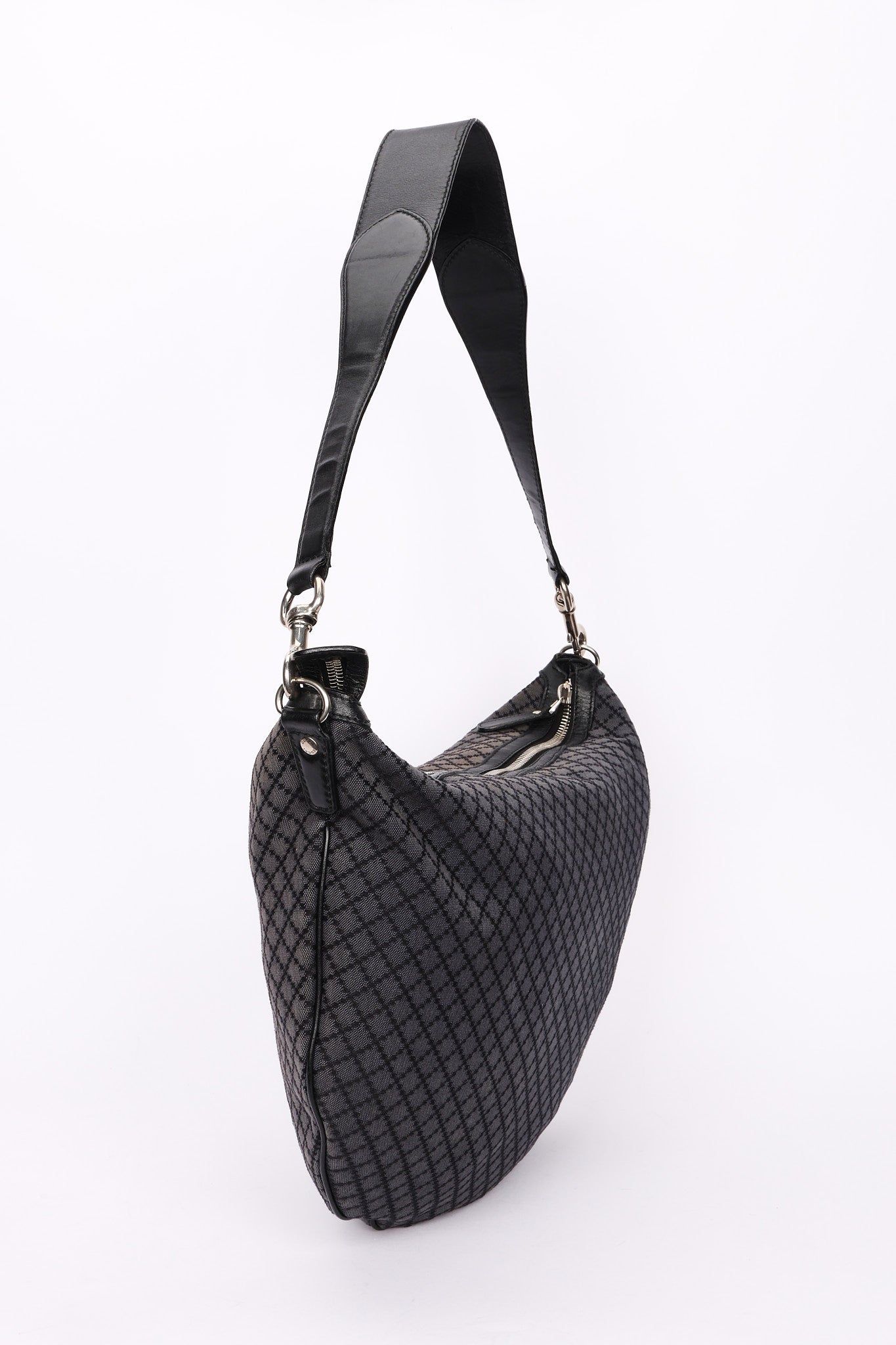Gucci Diamante Half Moon Shoulder Bag
