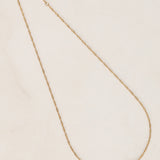 Vintage 18K Yellow Gold Peridot Pendant Necklace