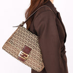 Fendi Zucchino Mamma Forever Baguette GHW