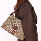 Fendi Zucchino Mamma Forever Baguette GHW