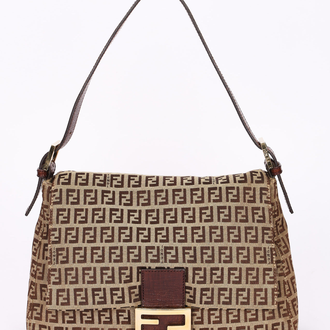 Fendi Zucchino Mamma Forever Baguette GHW