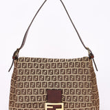 Fendi Zucchino Mamma Forever Baguette GHW