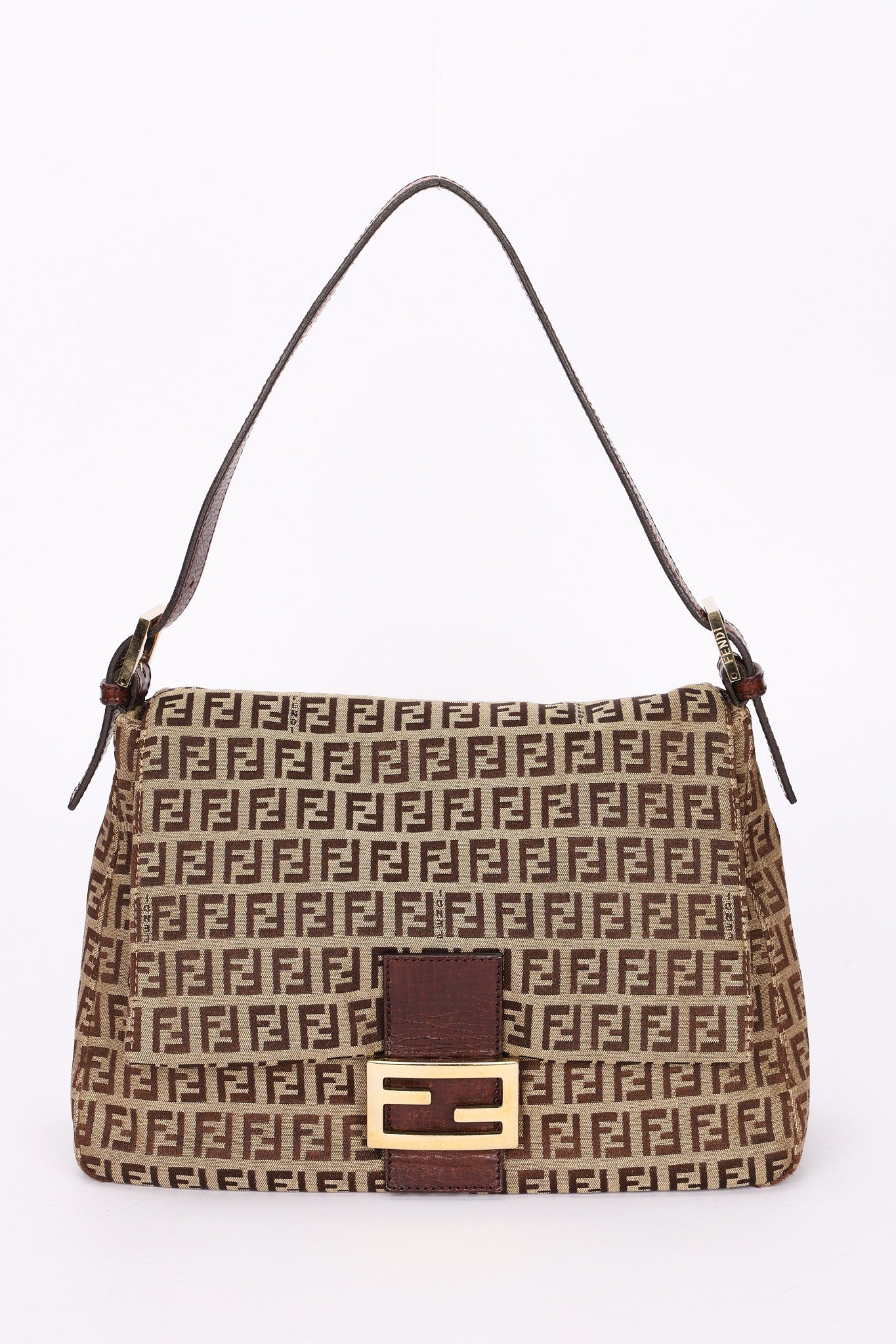 Fendi Zucchino Mamma Forever Baguette GHW