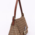 Fendi Zucchino Mamma Forever Baguette GHW