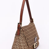 Fendi Zucchino Mamma Forever Baguette GHW