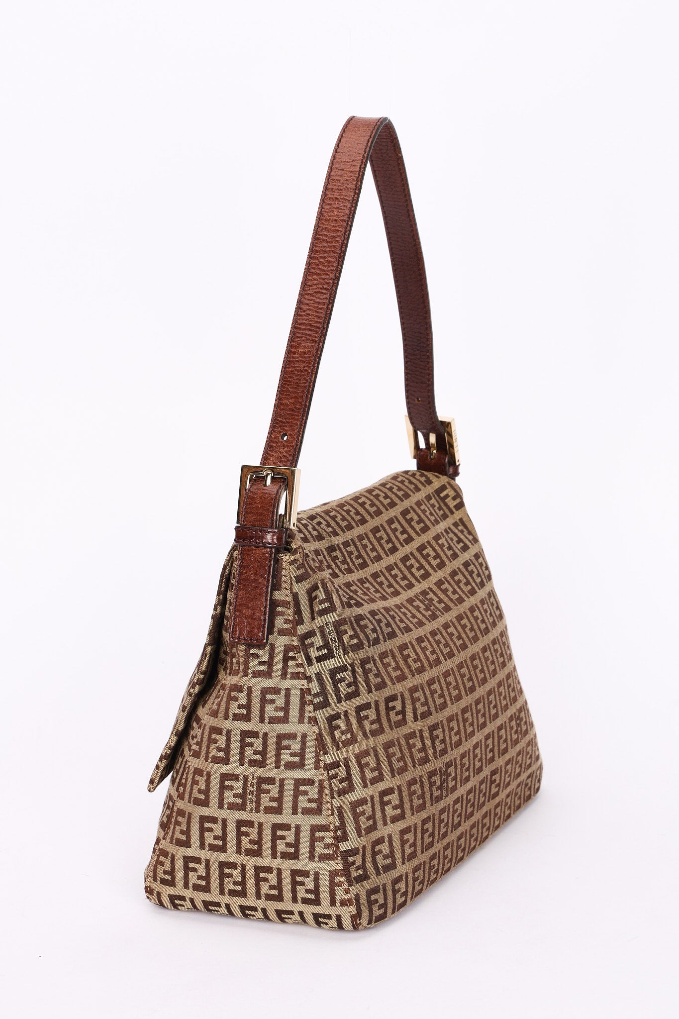 Fendi Zucchino Mamma Forever Baguette GHW