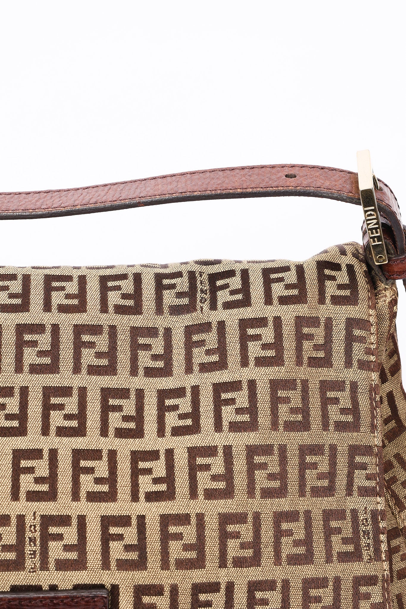 Fendi Zucchino Mamma Forever Baguette GHW