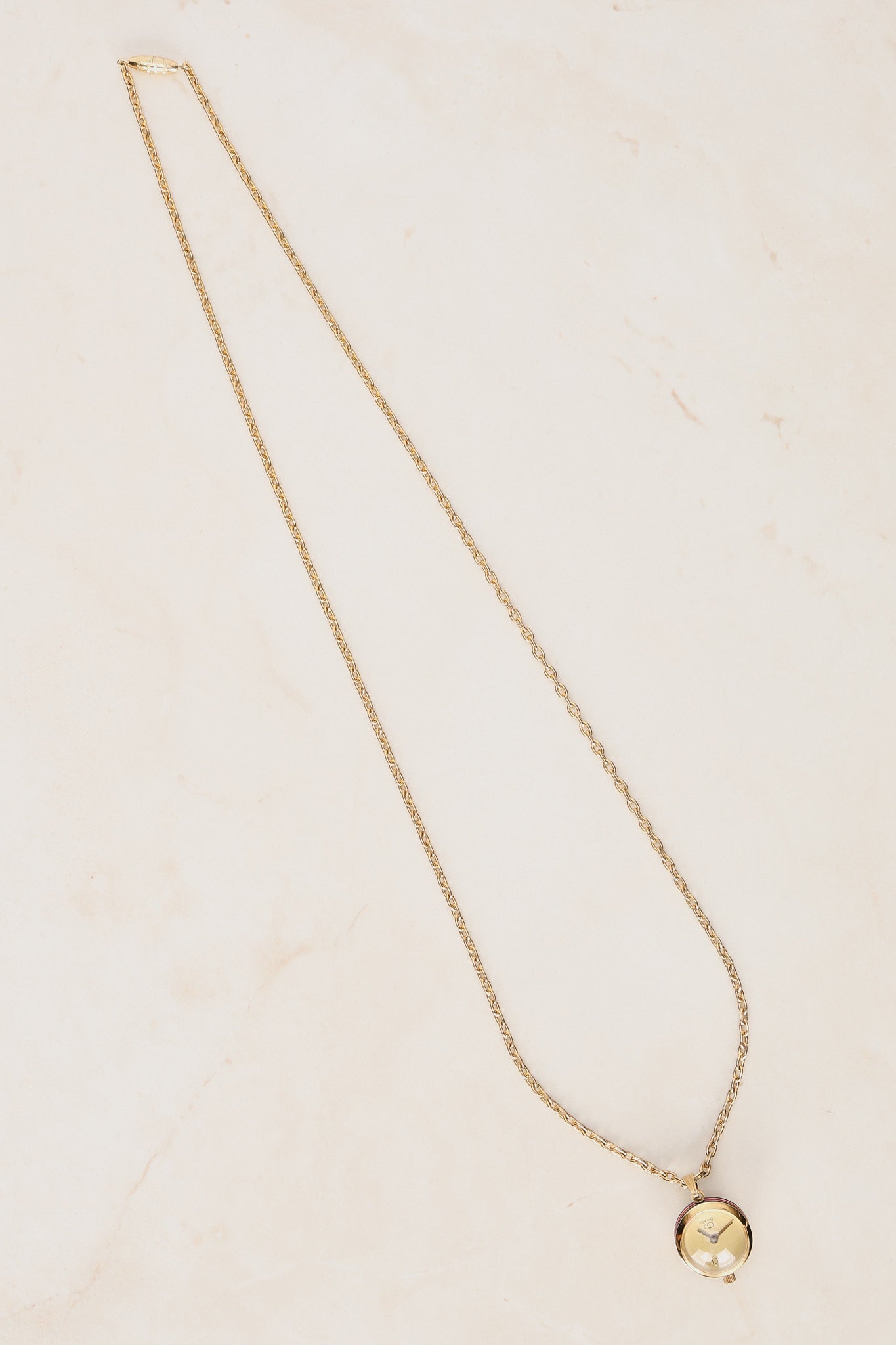 Gucci GG Watch Pendant Necklace