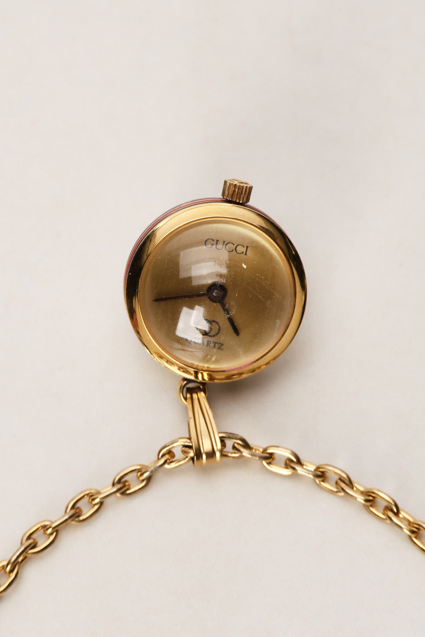 Gucci GG Watch Pendant Necklace