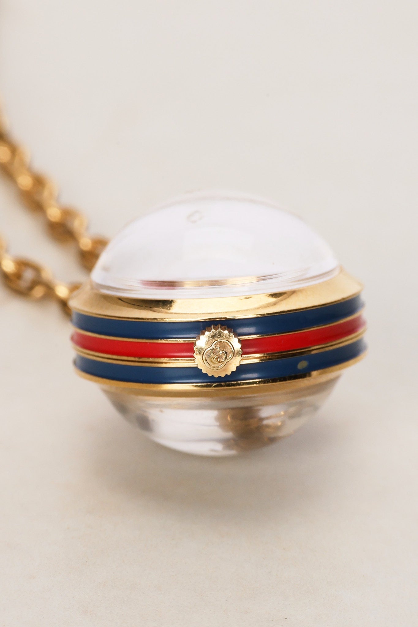 Gucci GG Watch Pendant Necklace