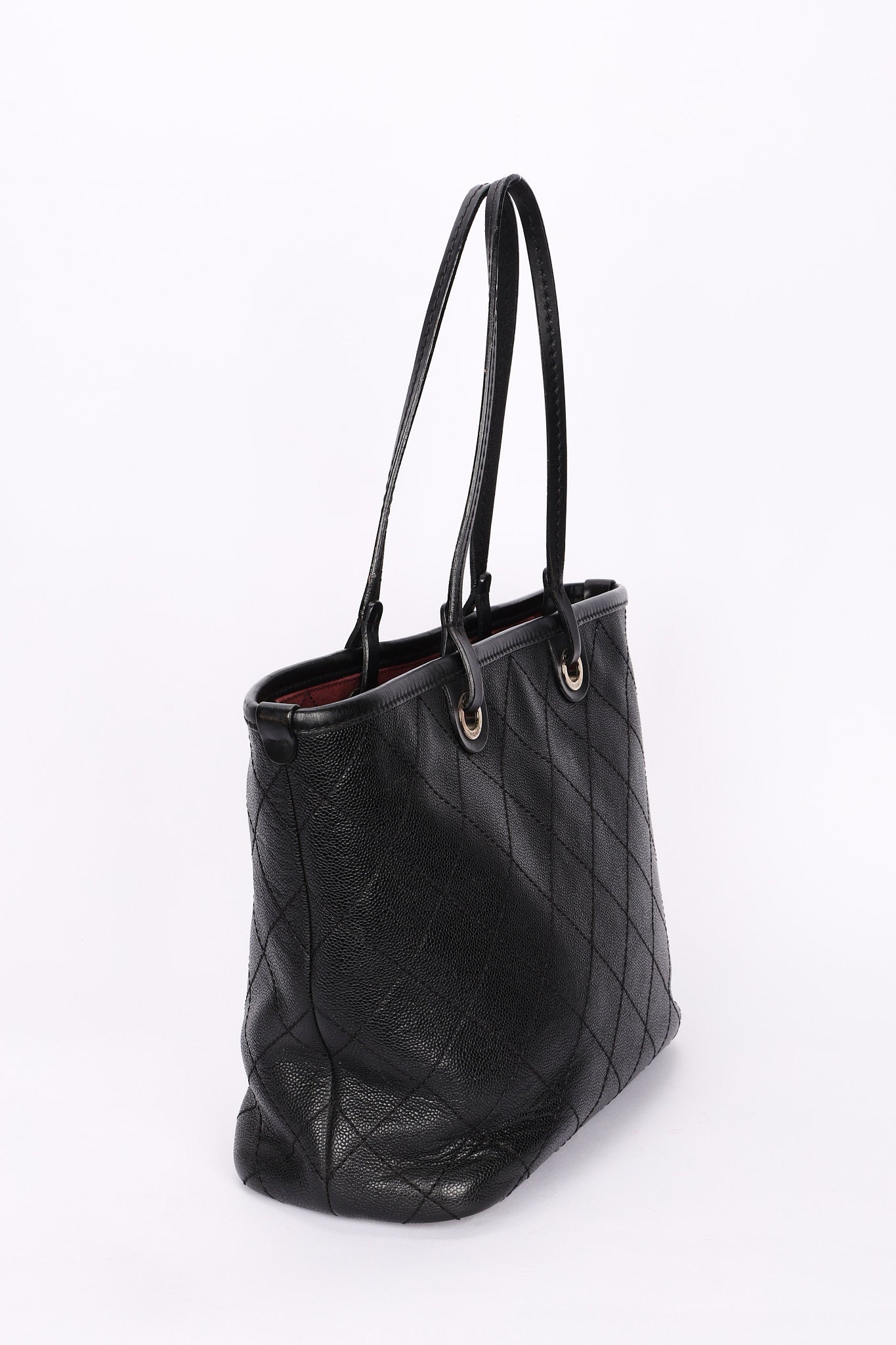 Chanel Shopping Fever Tote Black Caviar SHW