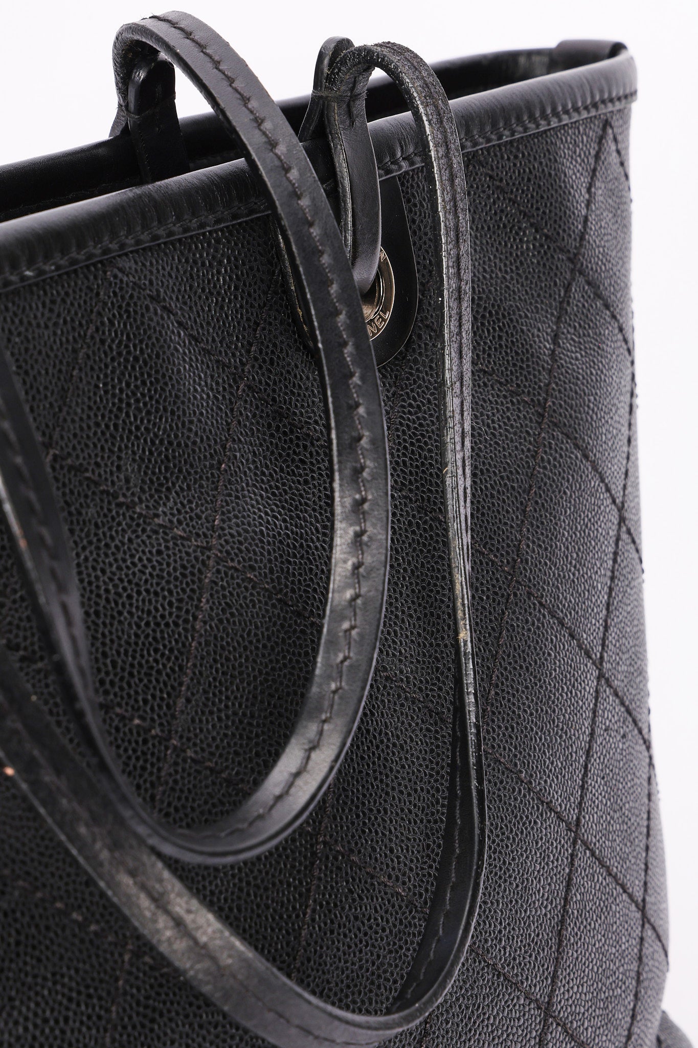 Chanel Shopping Fever Tote Black Caviar SHW