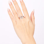 Chopard 18K White Gold Happy Diamonds Ring, Size US 6.75