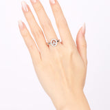 Chopard 18K White Gold Happy Diamonds Ring, Size US 6.75