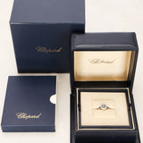 Chopard 18K White Gold Happy Diamonds Ring, Size US 6.75
