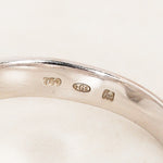 Chopard 18K White Gold Happy Diamonds Ring, Size US 6.75