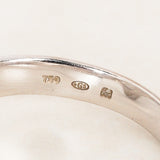 Chopard 18K White Gold Happy Diamonds Ring, Size US 6.75