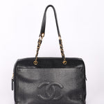 Chanel Timeless Bowler Bag Black Caviar 24K GP