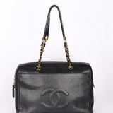 Chanel Timeless Bowler Bag Black Caviar 24K GP