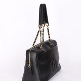 Chanel Timeless Bowler Bag Black Caviar 24K GP
