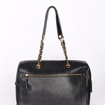 Chanel Timeless Bowler Bag Black Caviar 24K GP
