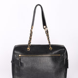 Chanel Timeless Bowler Bag Black Caviar 24K GP